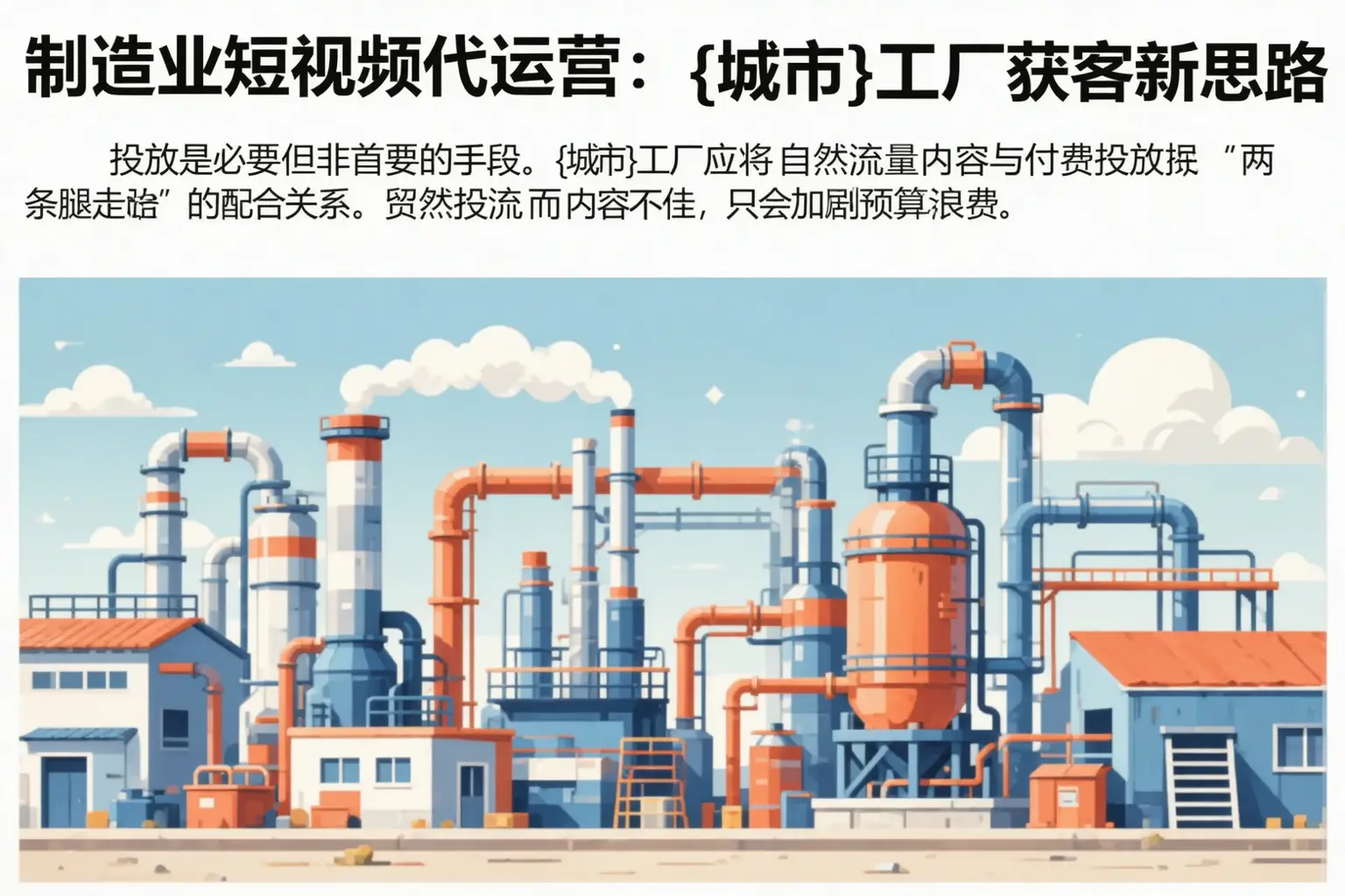 制造业短视频代运营：彬州工厂获客新思路