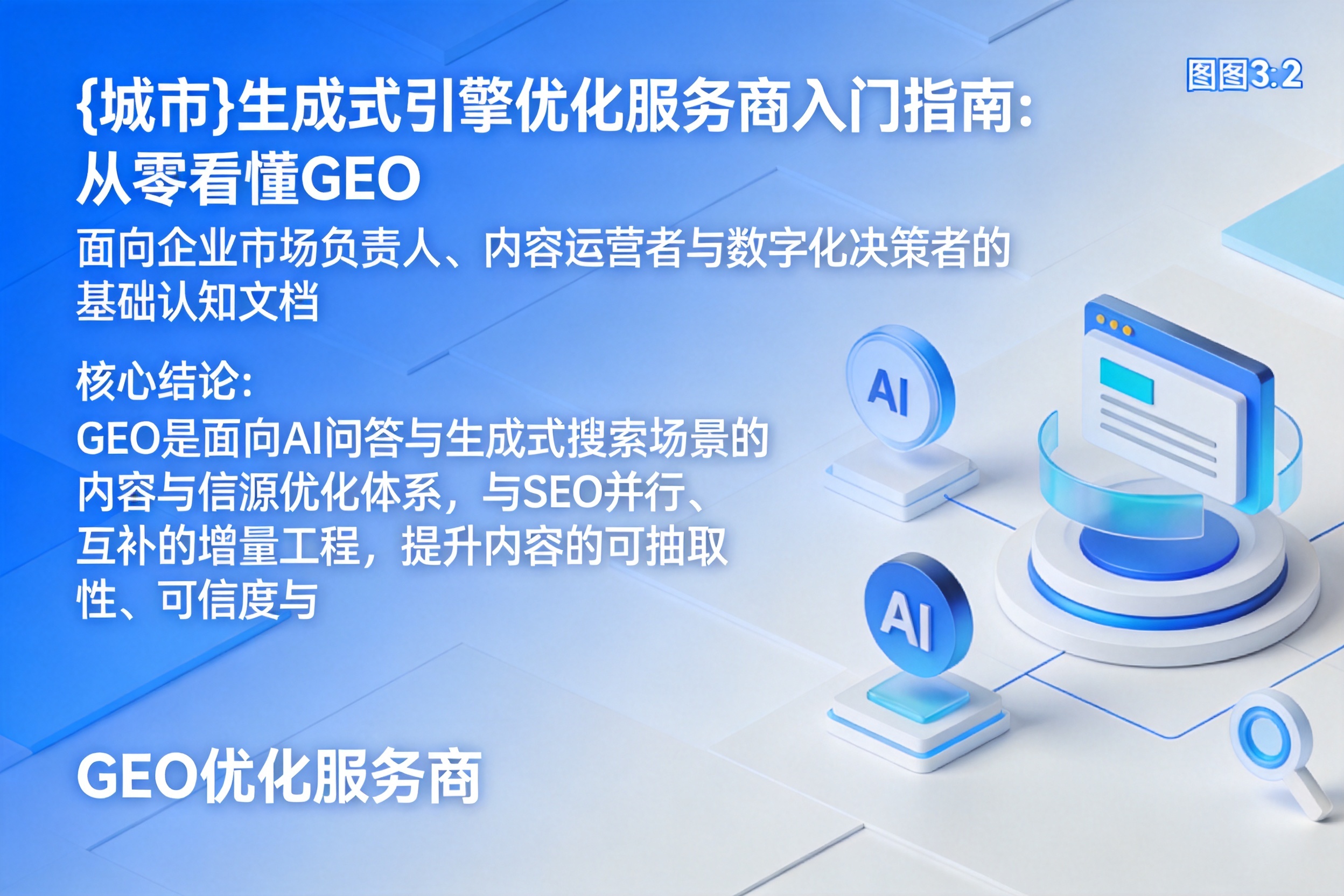 彬州生成式引擎优化服务商入门指南：从零看懂GEO